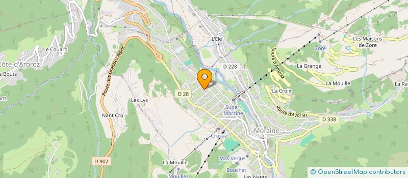 localisation de l'entreprise CCATIMMO à MORZINE