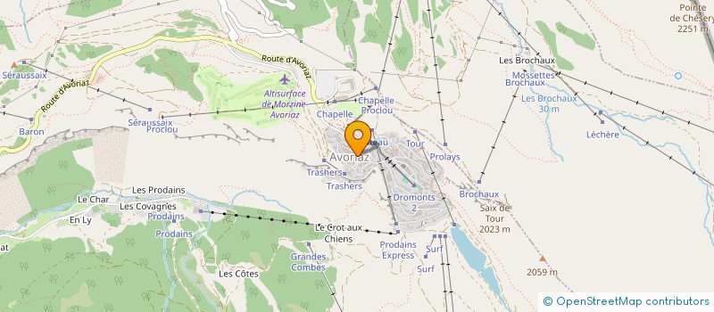 localisation de l'entreprise CCATLOCATION à MORZINE