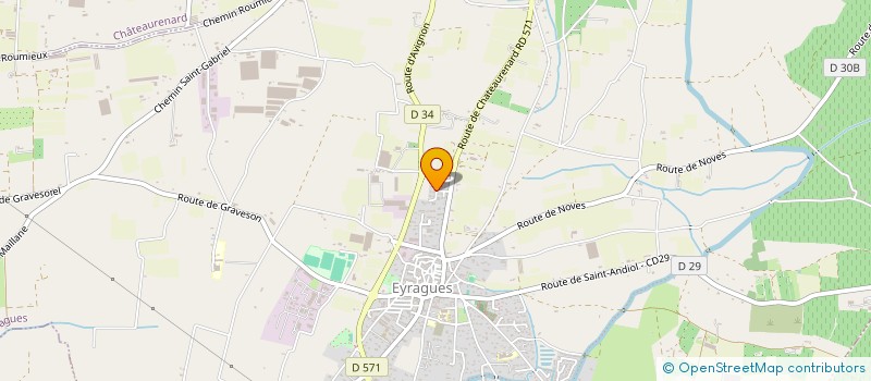 localisation de l'entreprise CCB 13  EYRAGUES