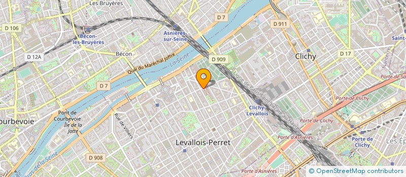 localisation de l'entreprise CCB à LEVALLOIS-PERRET