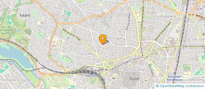 localisation de l'entreprise CCB à DIJON