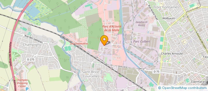 localisation de l'entreprise CCB  SAINT-BRICE-COURCELLES