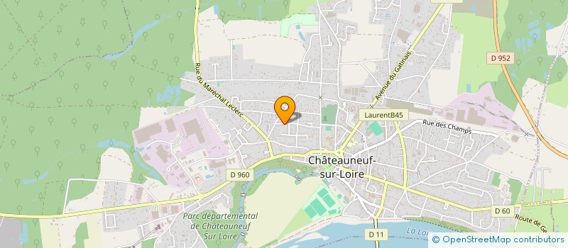 localisation de l'entreprise CCB à CHATEAUNEUF-SUR-LOIRE