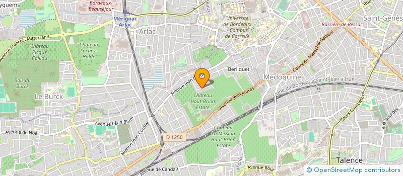 localisation de l'entreprise CCB  PESSAC