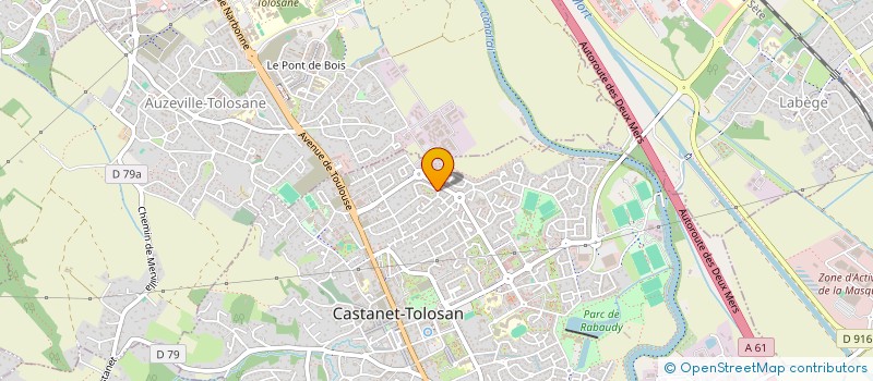 localisation de l'entreprise CCB à CASTANET-TOLOSAN