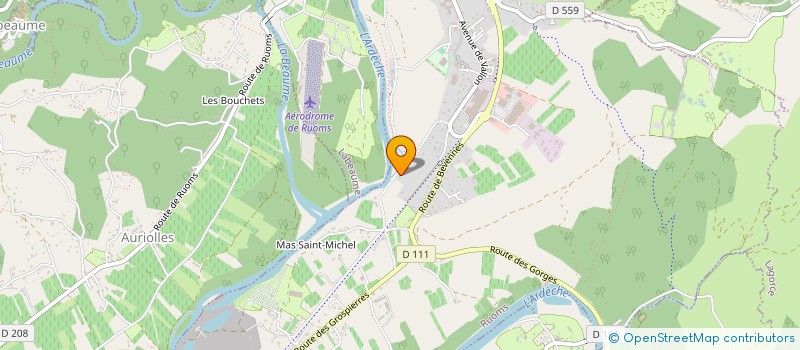 localisation de l'entreprise CCB CONCEPT  RUOMS