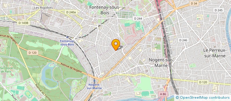 localisation de l'entreprise CCB CONSEILS  NOGENT-SUR-MARNE