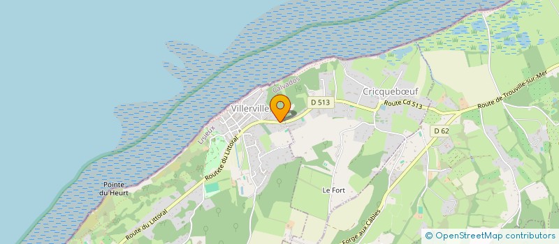 localisation de l'entreprise CCB CROIX SONNET  VILLERVILLE