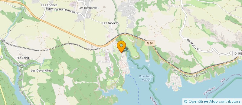 localisation de l'entreprise CCBB  CHORGES