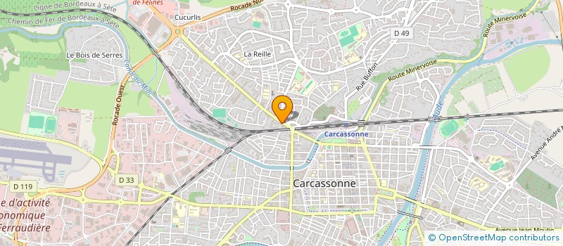 localisation de l'entreprise CCBCD à CARCASSONNE
