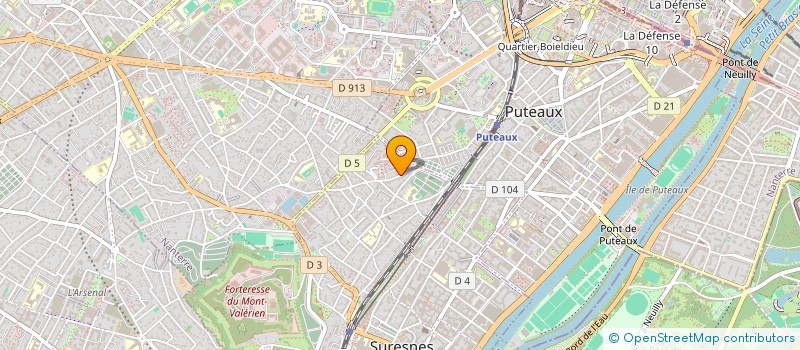 localisation de l'entreprise CCBH  SURESNES