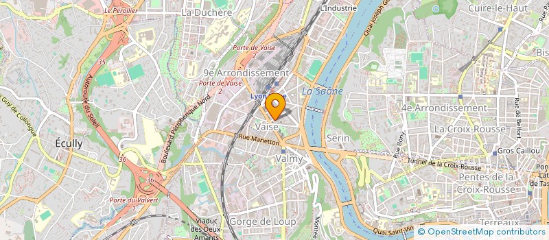 localisation de l'entreprise CCBH  LYON