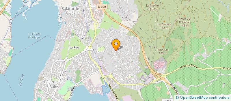 localisation de l'entreprise CCBJ  BALARUC-LES-BAINS