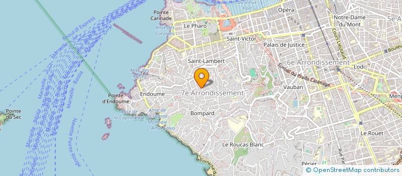 localisation de l'entreprise CCBS à MARSEILLE