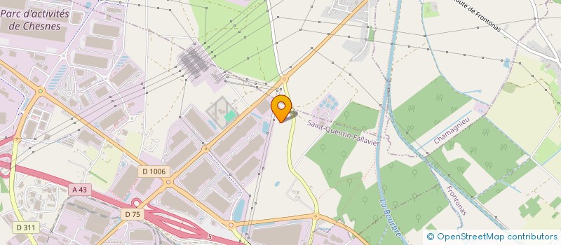 localisation de l'entreprise CCBS LEMAN  SAINT-QUENTIN-FALLAVIER