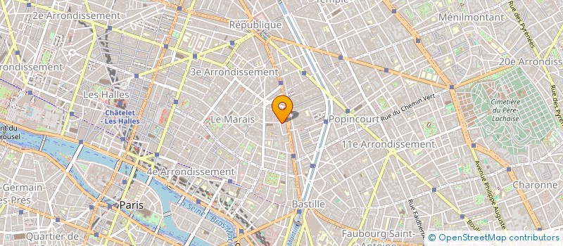 localisation de l'entreprise CCC 116  PARIS