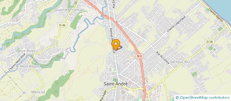 localisation de l'entreprise CCC  SAINT-ANDRE