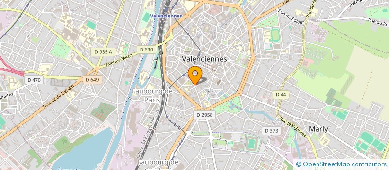 localisation de l'entreprise CCC à VALENCIENNES