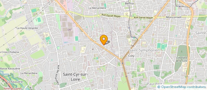 localisation de l'entreprise CCC  SAINT CYR SUR LOIRE