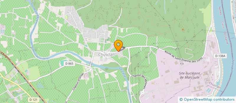 localisation de l'entreprise CCC BONY HOLDING  CHUSCLAN