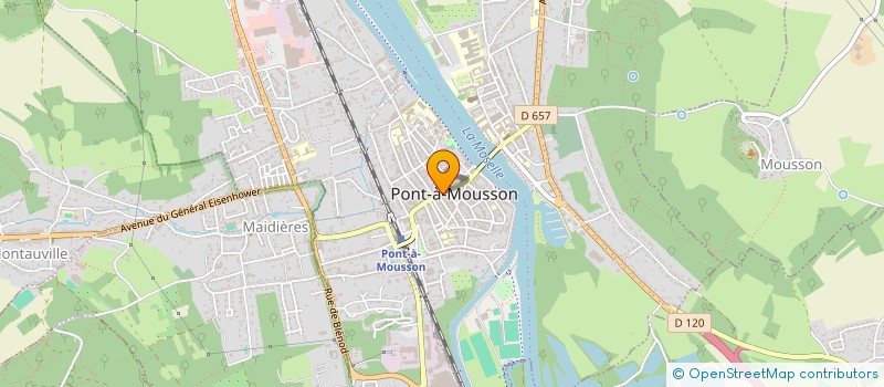 localisation de l'entreprise CCC CENTRE DE CONSEILS ET DE CALCULS  PONT-A-MOUSSON