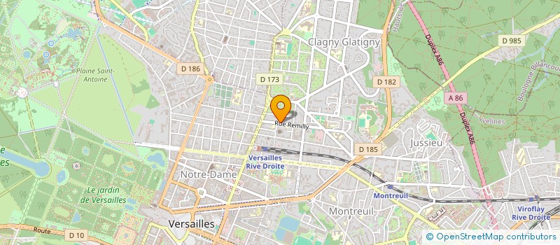 localisation de l'entreprise CCC INVEST à VERSAILLES