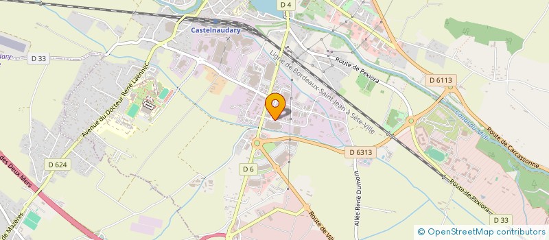 localisation de l'entreprise CCCCS  CASTELNAUDARY