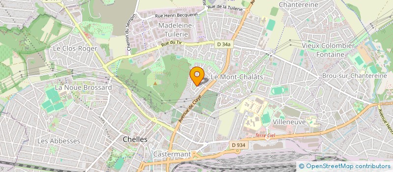 localisation de l'entreprise CCCF  CHELLES