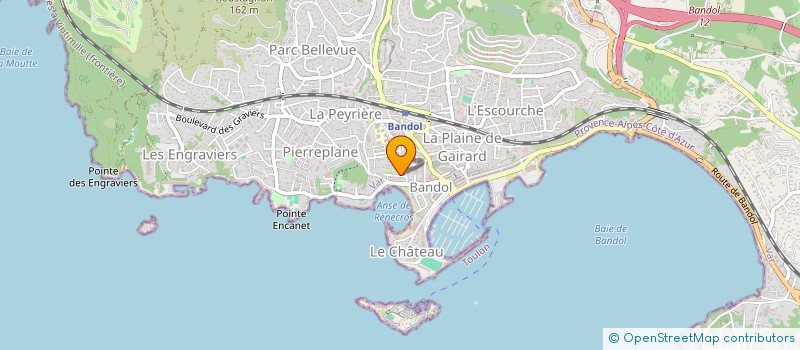localisation de l'entreprise CCCOTS à BANDOL