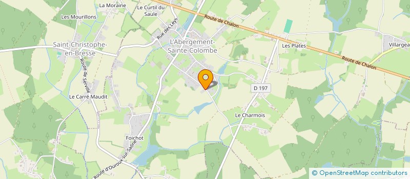 localisation de l'entreprise CCCP  L'ABERGEMENT-SAINTE-COLOMBE