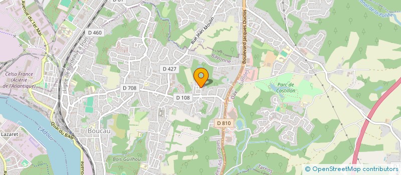 localisation de l'entreprise CCD  BOUCAU