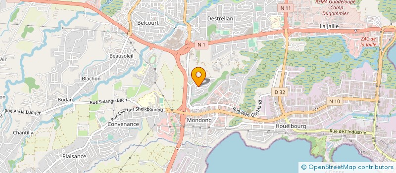 localisation de l'entreprise CCD PRODIS  BAIE MAHAULT