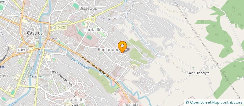 localisation de l'entreprise CCDA FORMATION à ALBI