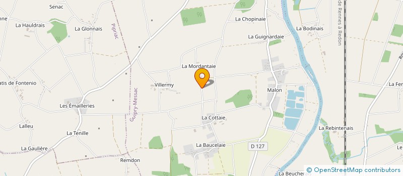 localisation de l'entreprise CCDESPALMIERS  GUIPRY-MESSAC