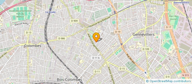 localisation de l'entreprise CCDN LOPES RENOVATIONS  ASNIERES-SUR-SEINE