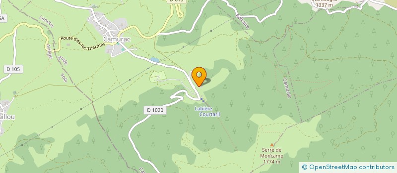 localisation de l'entreprise CCDT  CAMURAC