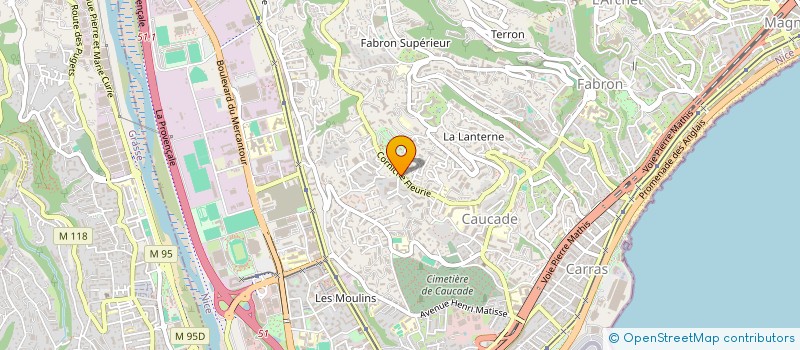 localisation de l'entreprise CCDTG  NICE