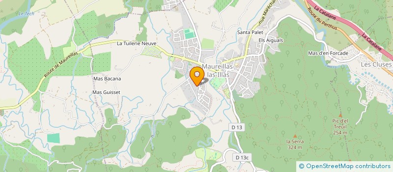 localisation de l'entreprise CCE  MAUREILLAS-LAS-ILLAS