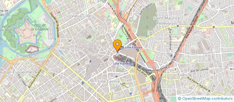 localisation de l'entreprise CCE BANQUE SCALBERT DUPONT à LILLE
