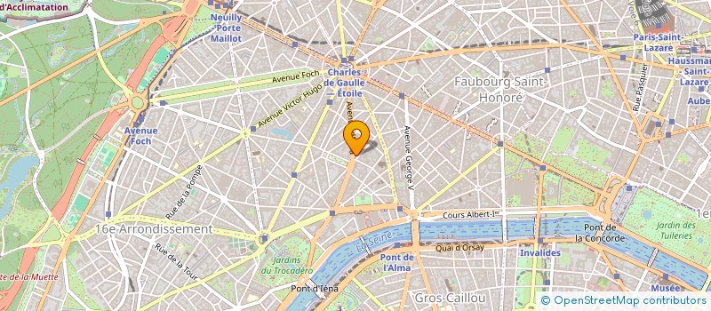 localisation de l'entreprise CCE PARSAC  PARIS