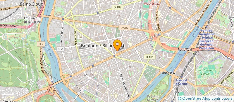 localisation de l'entreprise CCE SAEP à BOULOGNE-BILLANCOURT