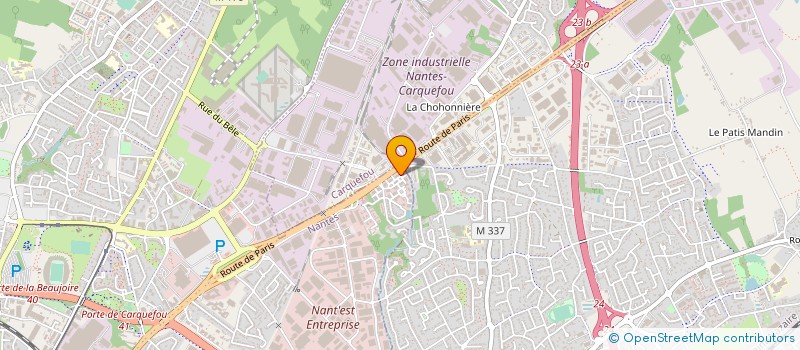 localisation de l'entreprise CCEA EXPERTISE à NANTES