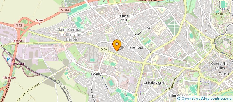 localisation de l'entreprise CCEB à CAEN