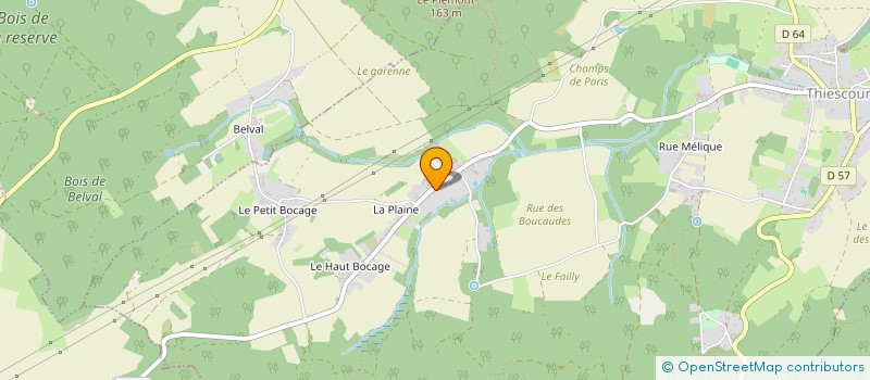 localisation de l'entreprise CCEG  THIESCOURT