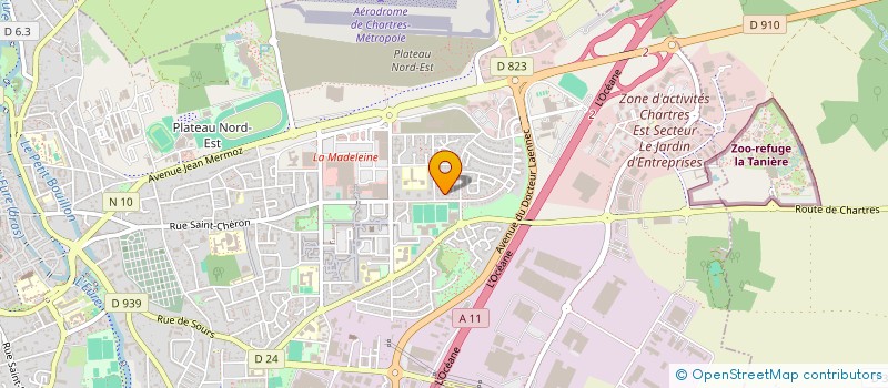 localisation de l'entreprise CCEL à CHARTRES