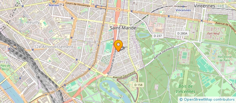 localisation de l'entreprise CCELM à SAINT-MANDE