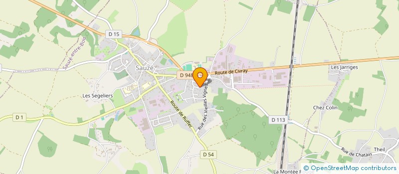 localisation de l'entreprise CCEM  SAUZE-VAUSSAIS