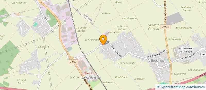 localisation de l'entreprise CCEPS  VILLEBAROU