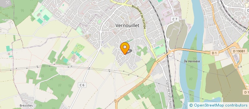 localisation de l'entreprise CCESP  VERNOUILLET