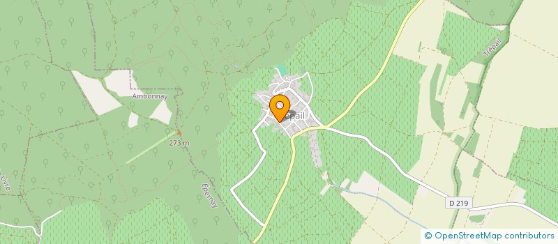 localisation de l'entreprise CCEV  TREPAIL